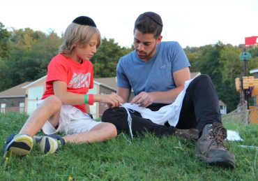 Orthodox Judaism - man with boy